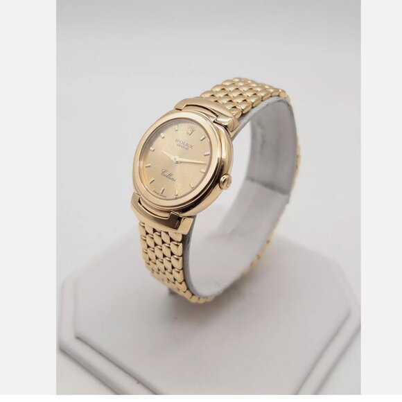 Rolex Womens Cellini 18kt Yellow Gold Watch With BOX main image 4